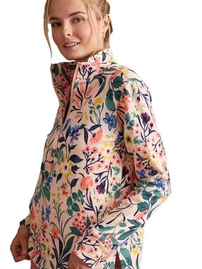 Vera Bradley • Floral Quarter-Zip Pullover
